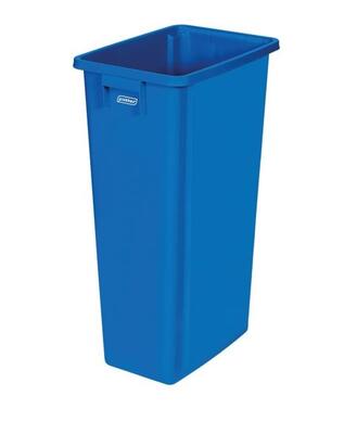 Cubo de Reciclaje Azul Sin Tapa 80L